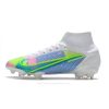 Nike Mercurial Superfly VIII Elite DF FG Blanco Azul Verde